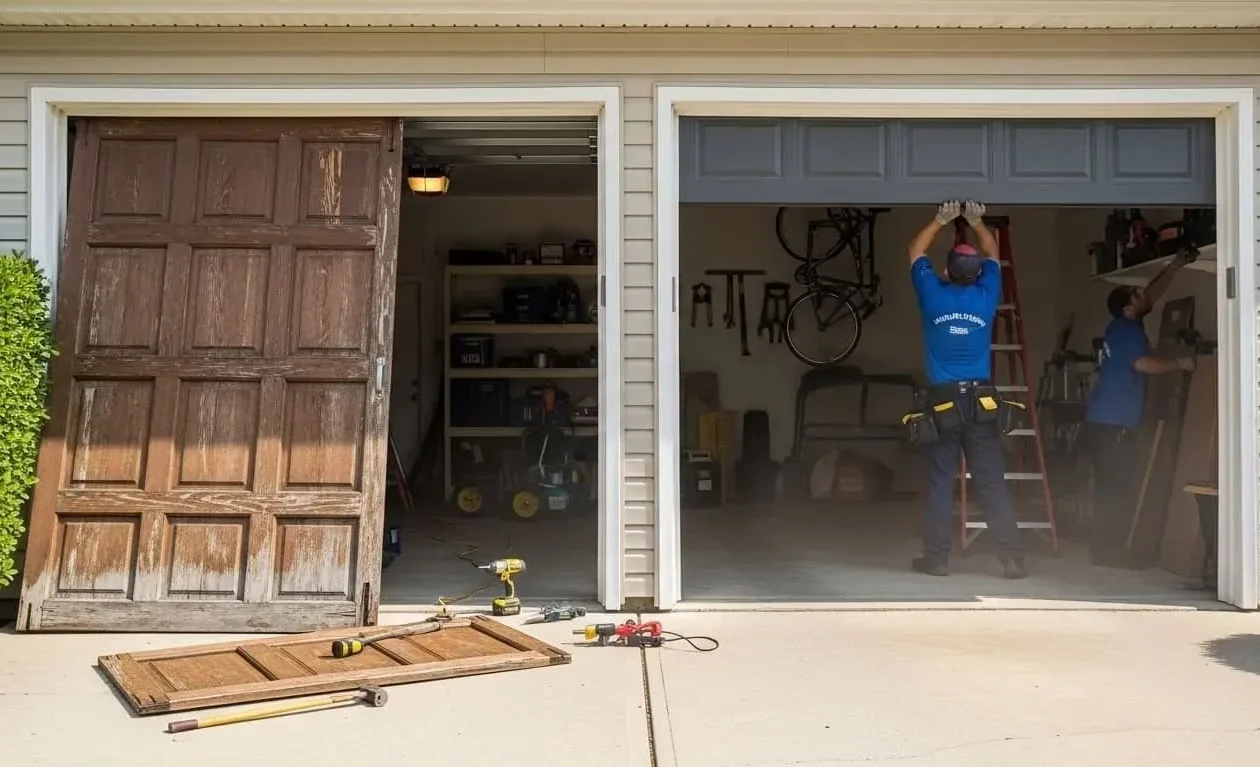 garage door replacement Rockton IL new garage door replacement service