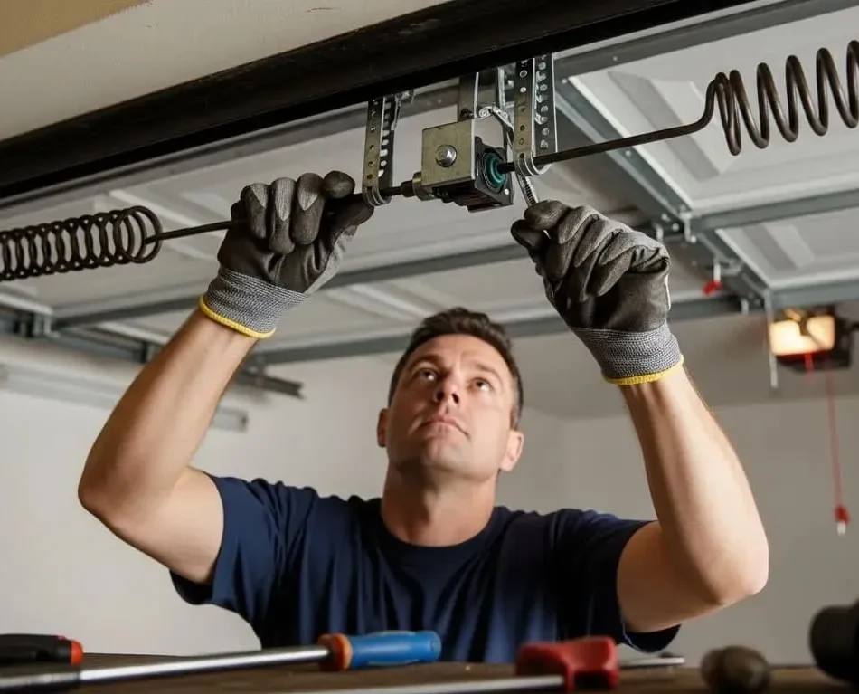 garage door spring repair Machesney Park IL emergency garage door service