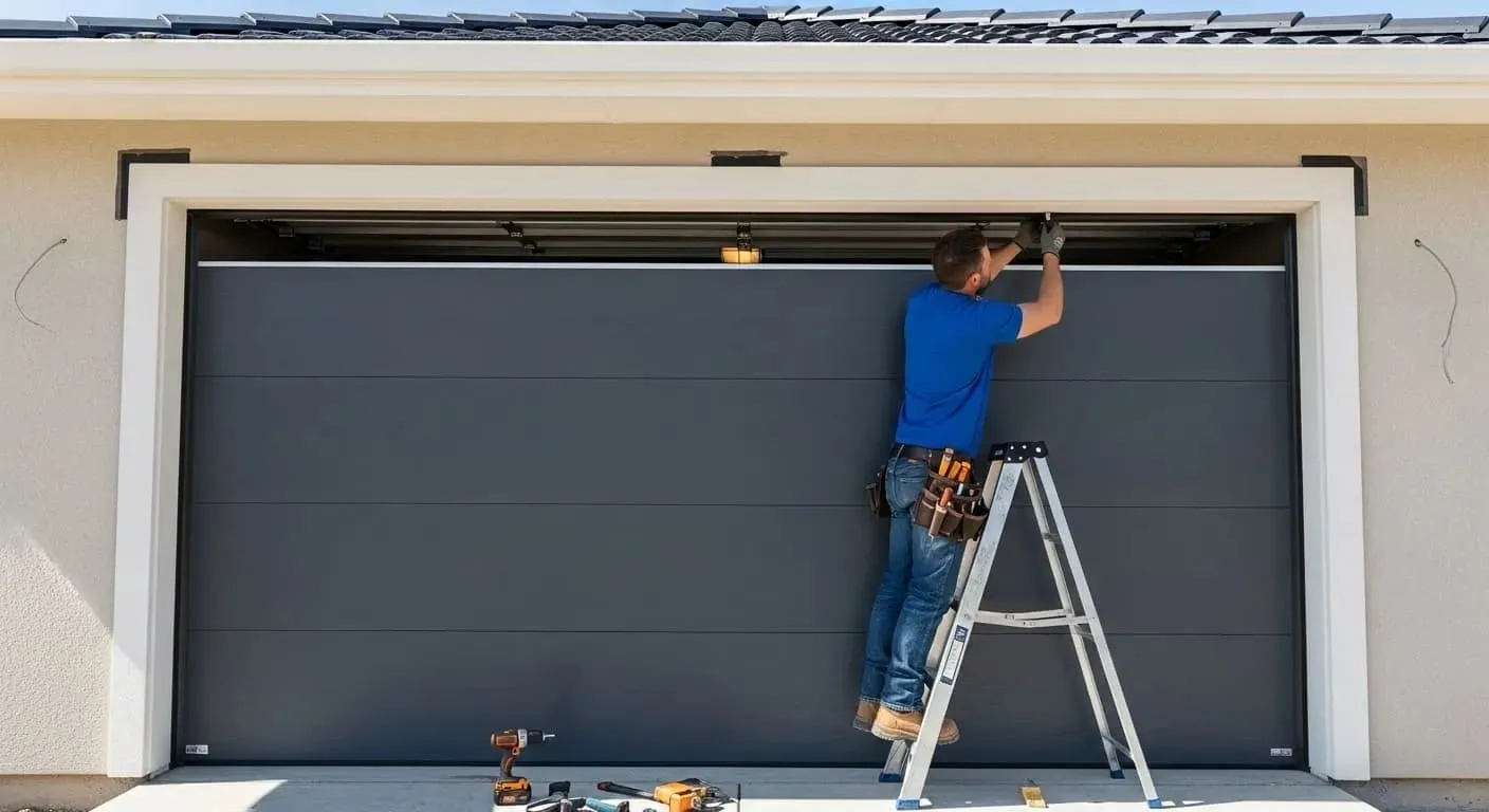 overhead garage door installation Rockford IL, new garage door installation service